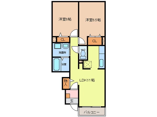 近鉄弥富駅 徒歩8分 1階の物件間取画像